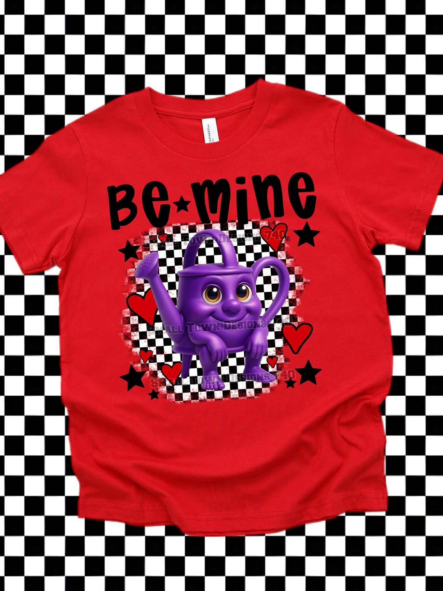 DTF Print - Be Mine Purple Garden Water Spout