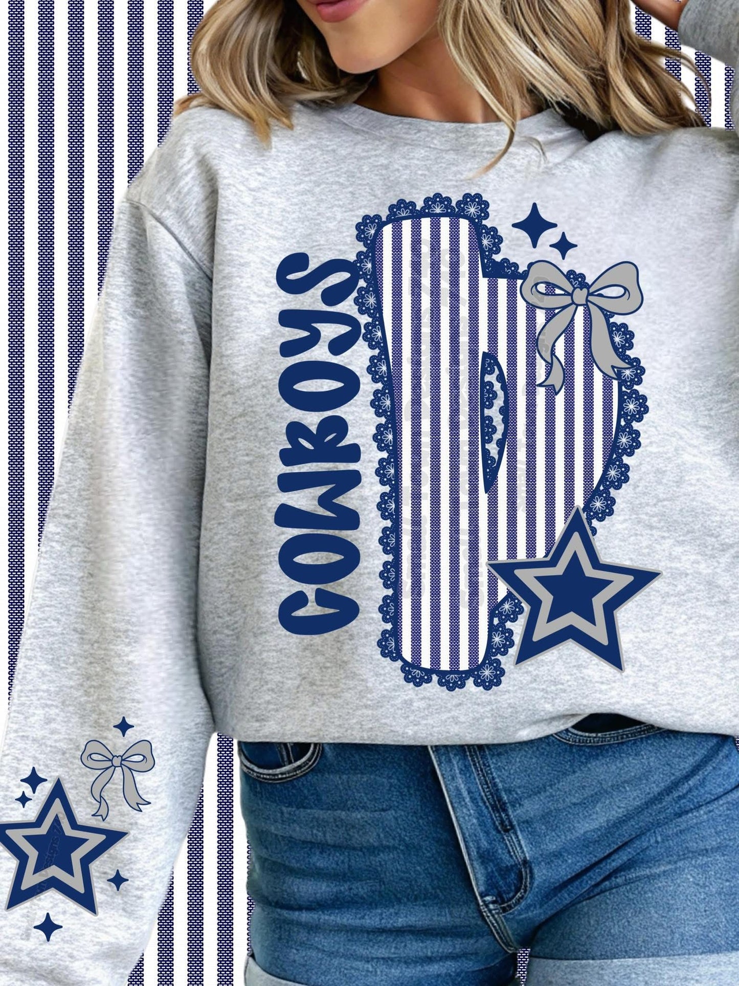 DTF Print -Seersucker Cowboys