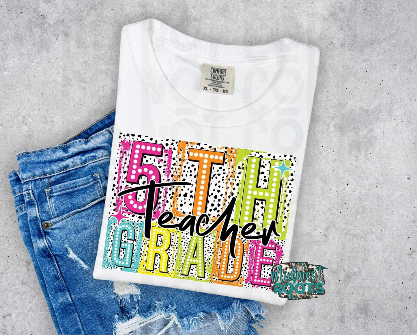 5th Grade Bright Teacher Top