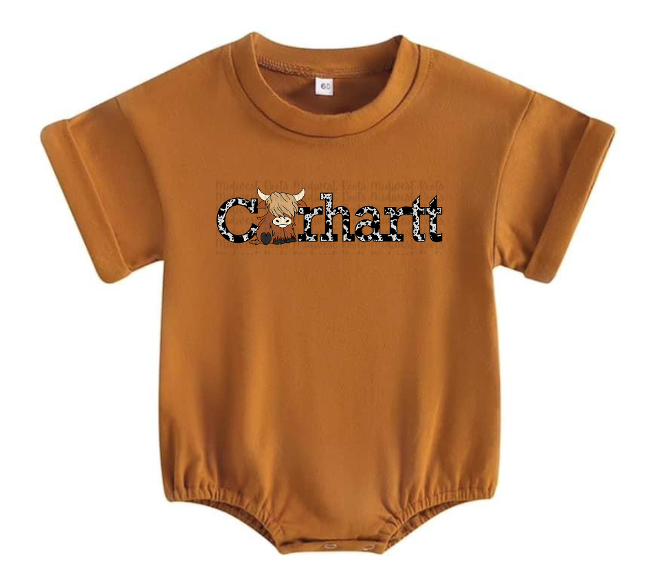 Kids Black Cow Car H_rt Top