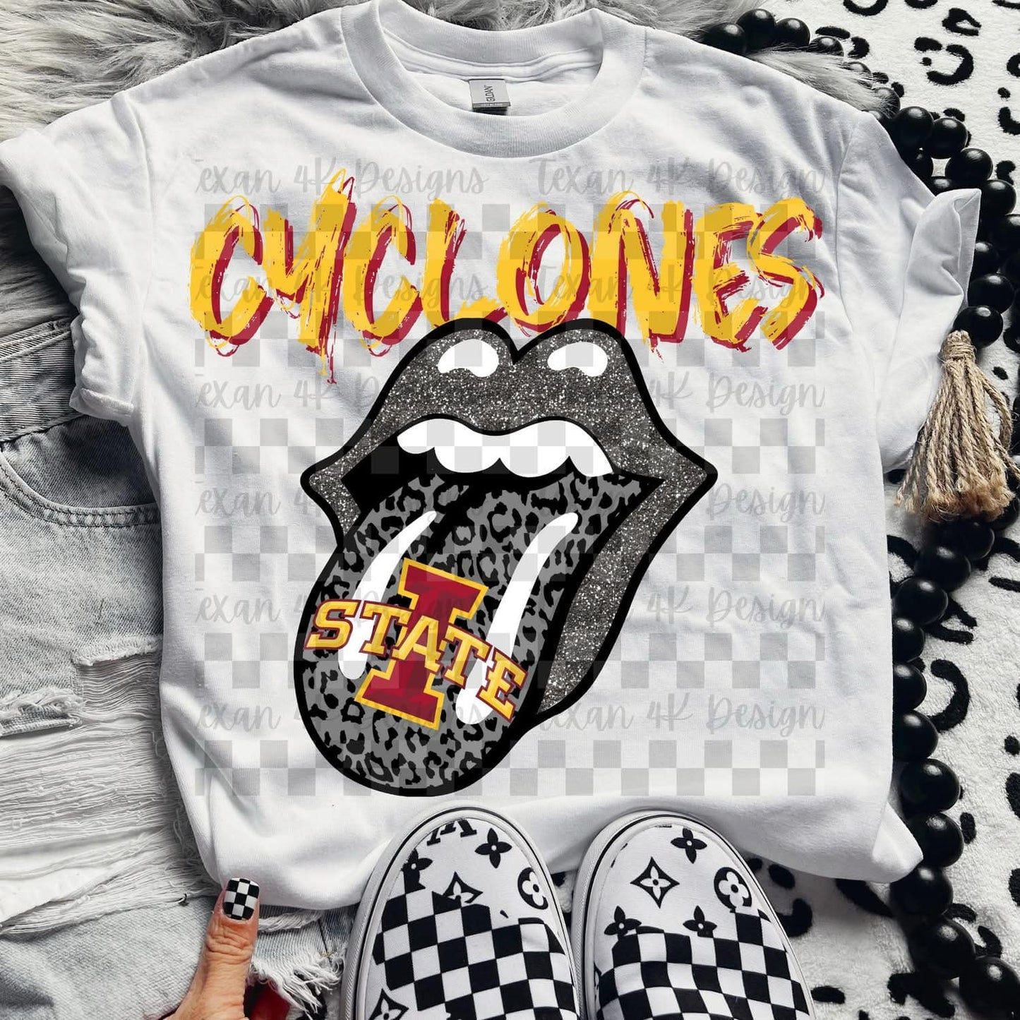 Kids College Football Tongue Team Top