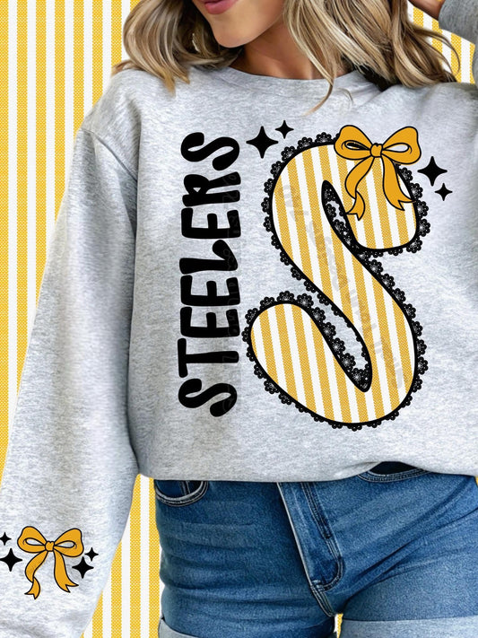 WS Completed Kid Top Seersucker Steelers