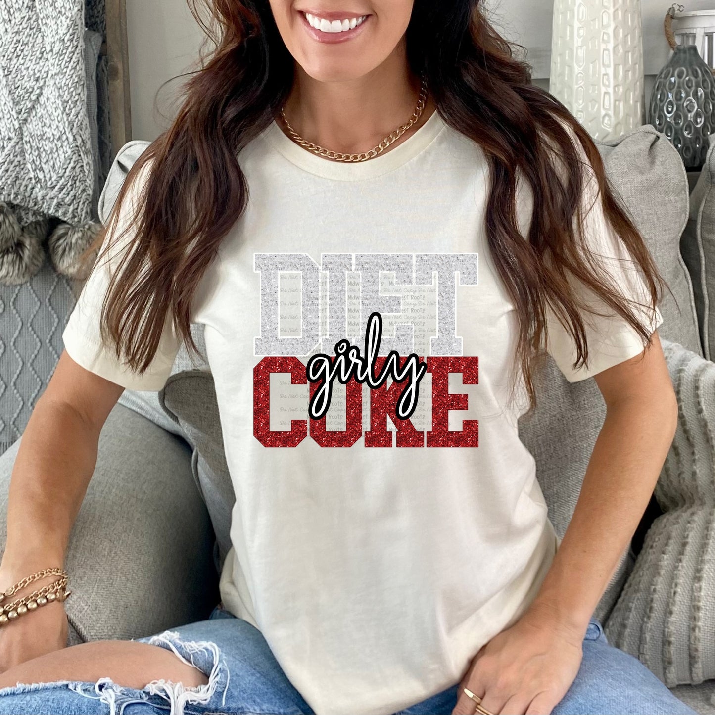 Diet Coke Girly Top