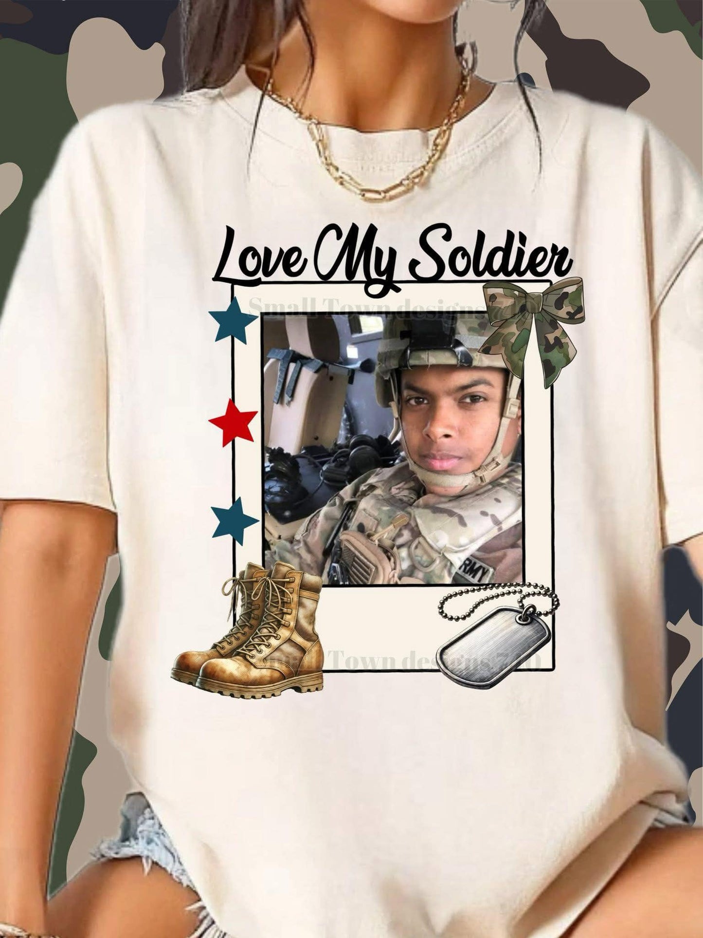 Love My Soldier Top