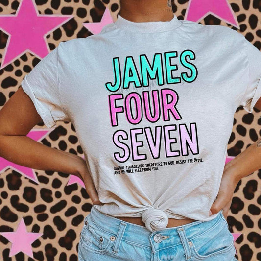 DTF Print James 4:7