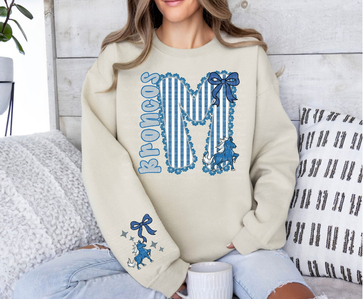 DTF Print - Seersucker Broncos