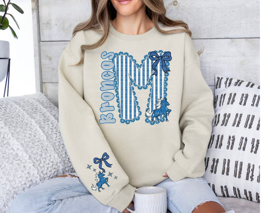 DTF Print - Seersucker Broncos