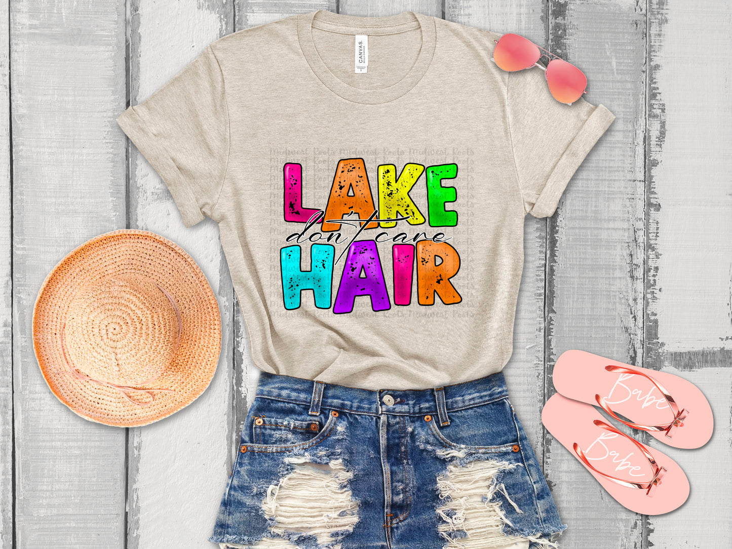 Lake Hair Don’t Care Sublimation Print
