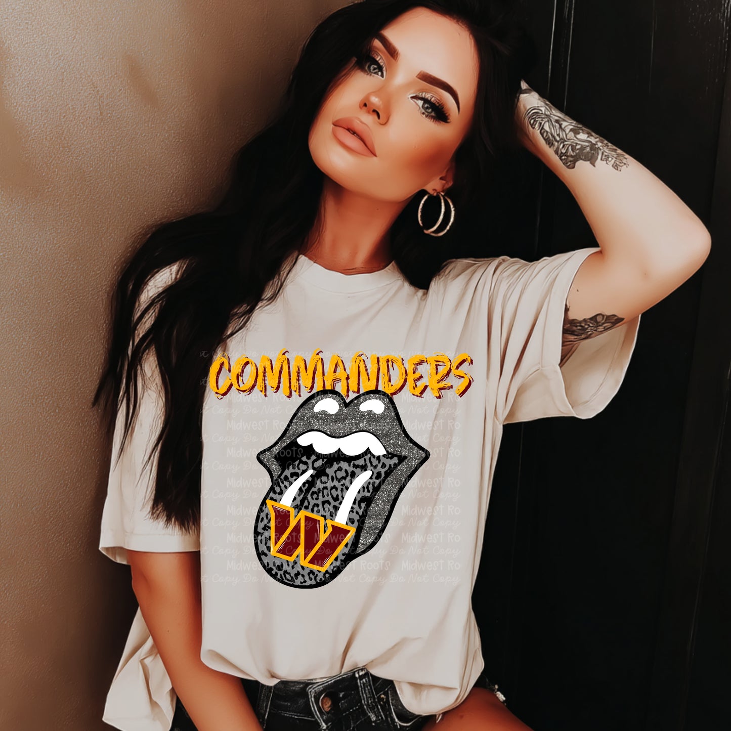 Professional Football Tongue Team Top