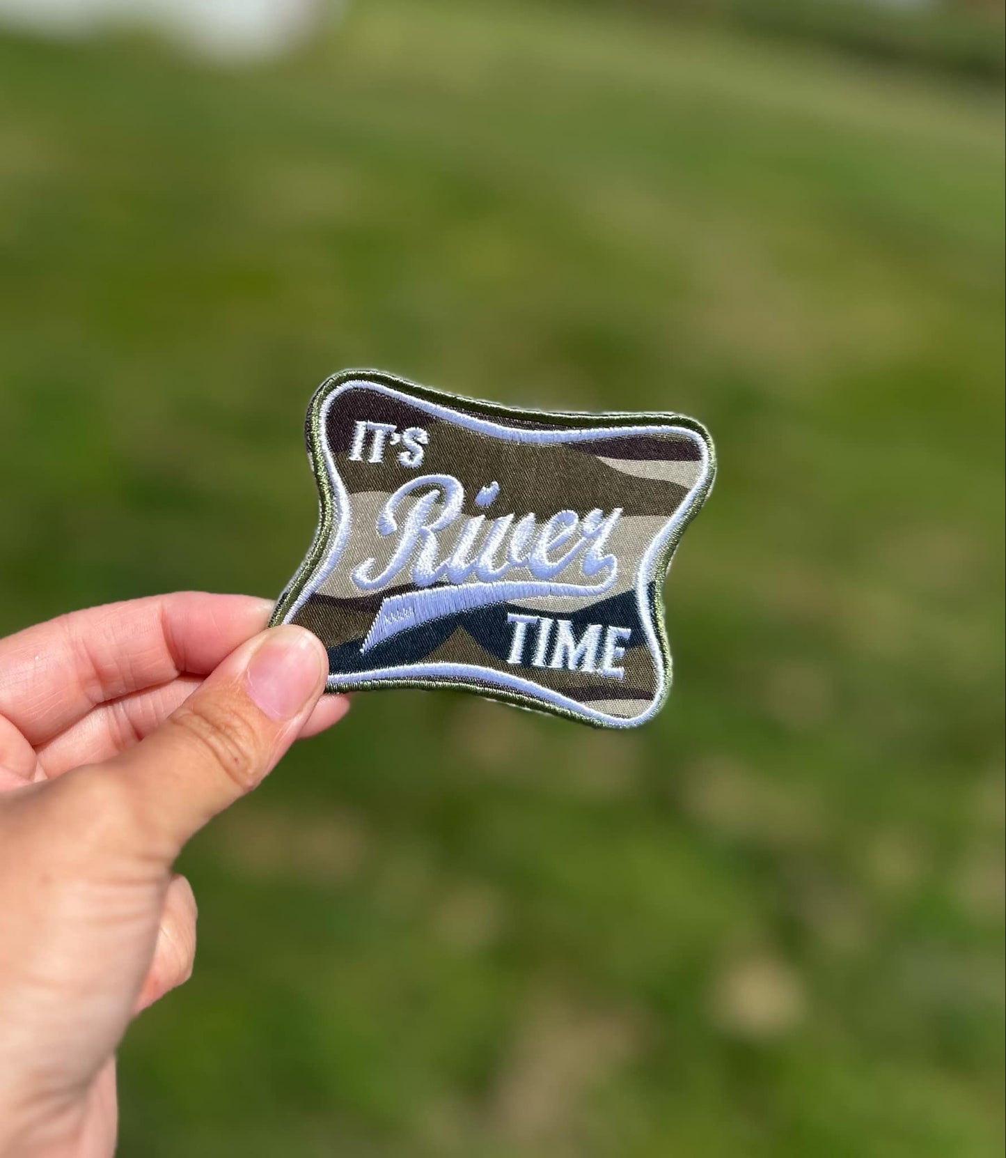 It’s River Time Hat Patch