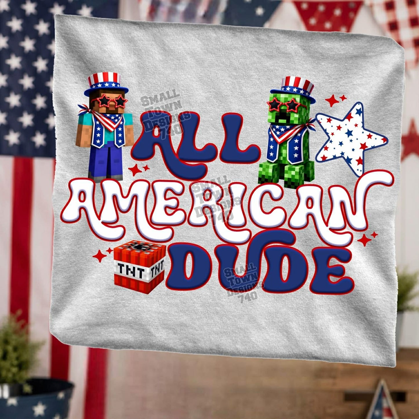 All American Mine Block Dude Kids Top
