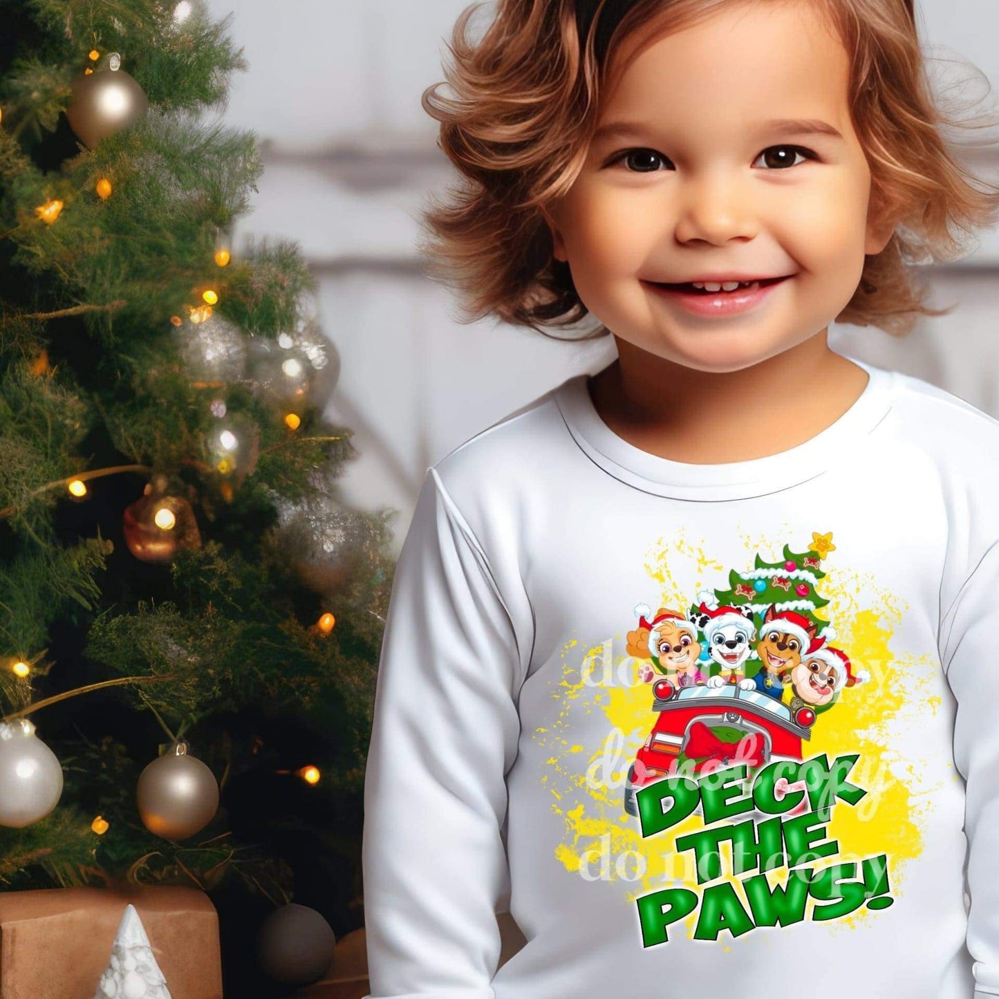 DTF Print Deck The Paws