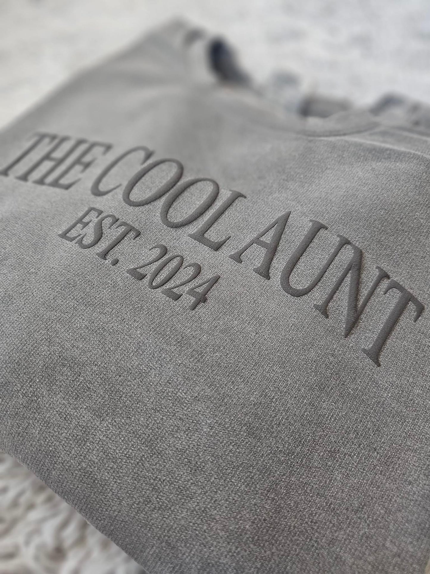 The Cool Aunt Puff Print