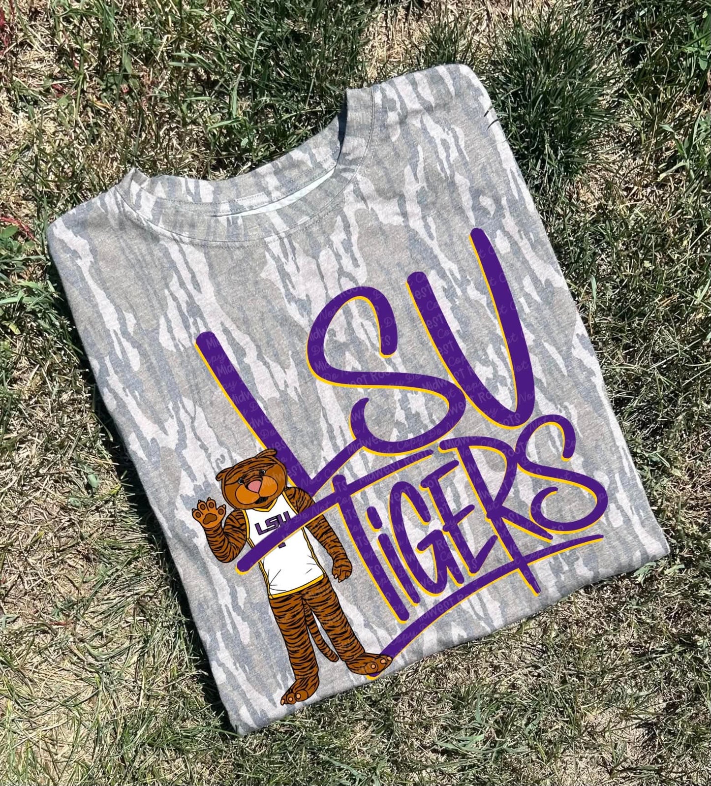 Kids Bottlomland Washed Kids Top L$U T!g3r$