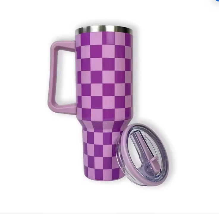 Pre Order Patterned Flip Top Tumbler