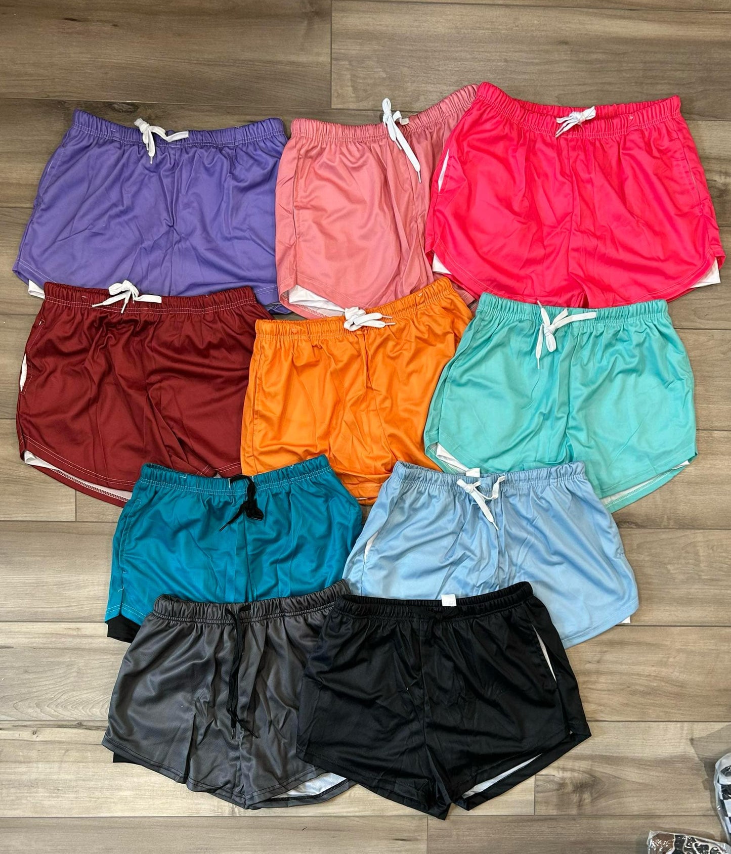 Pre Order Solid Double Layer Shorts