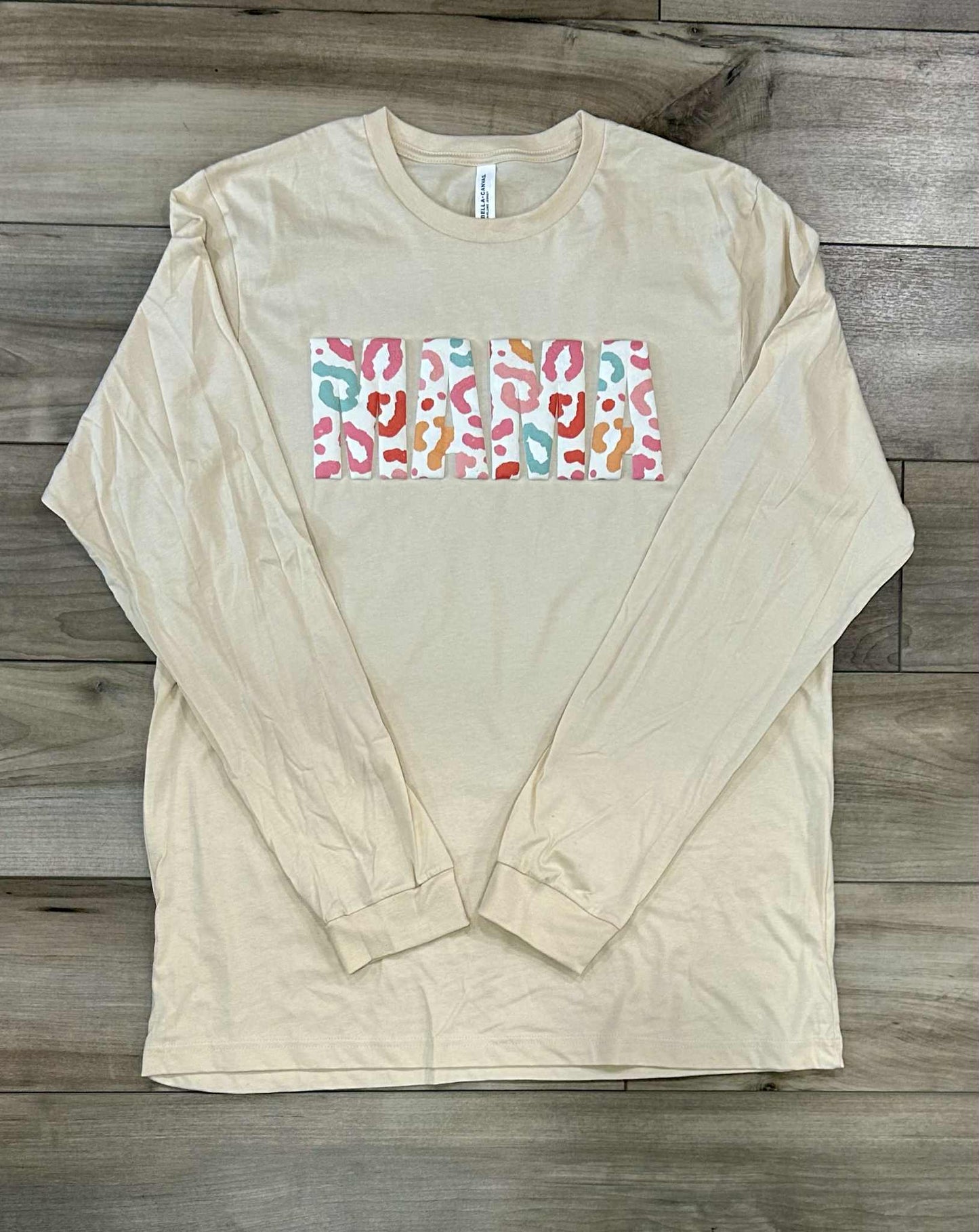 Summer Leopard Puff Puff Printed Mama Top with or without Kids Names