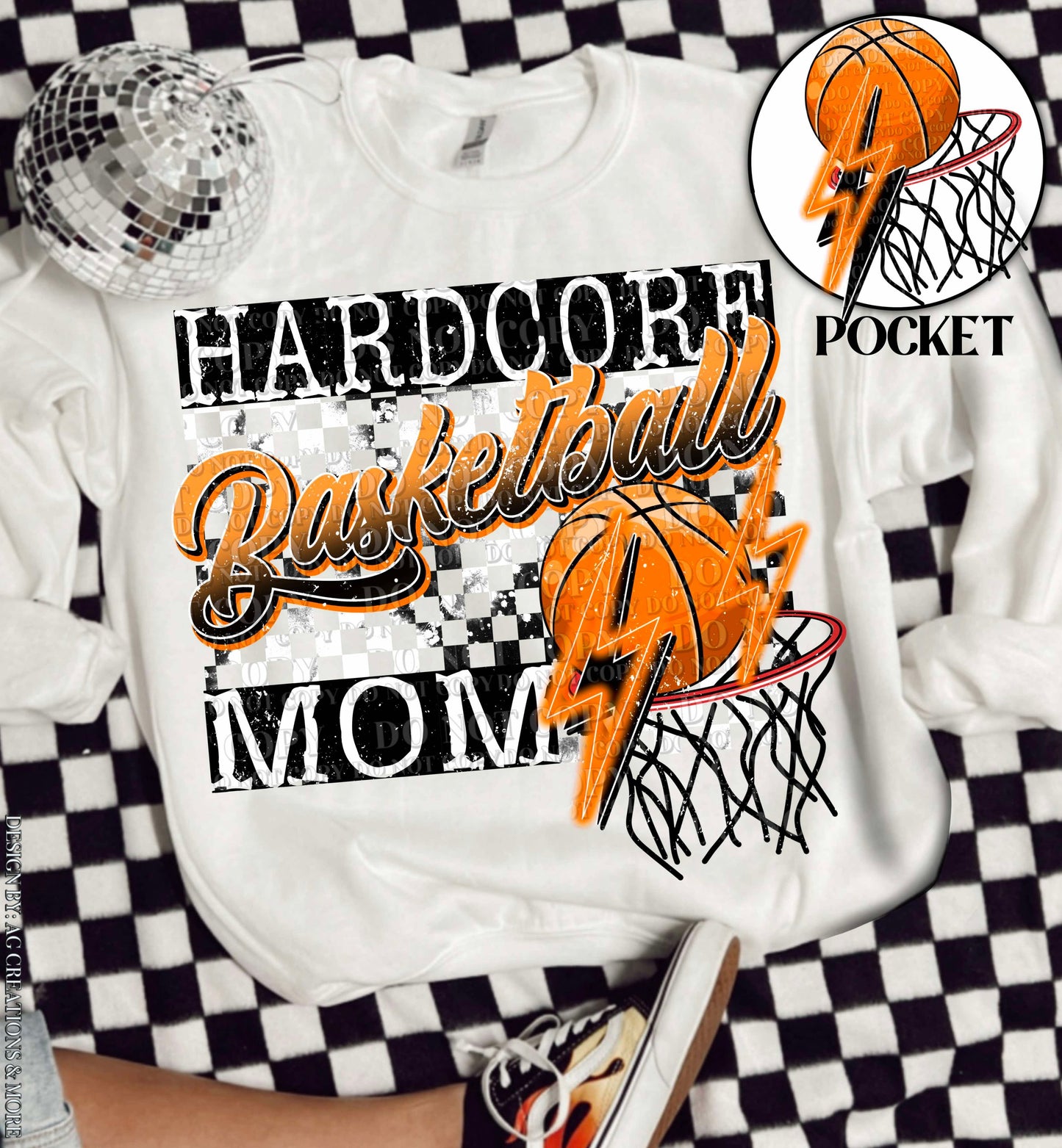 Hardcore Basketball Mom Top