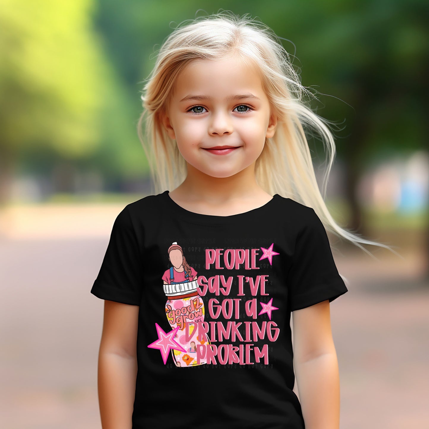 DTF Print - Drinkin Problem G2G Rachel