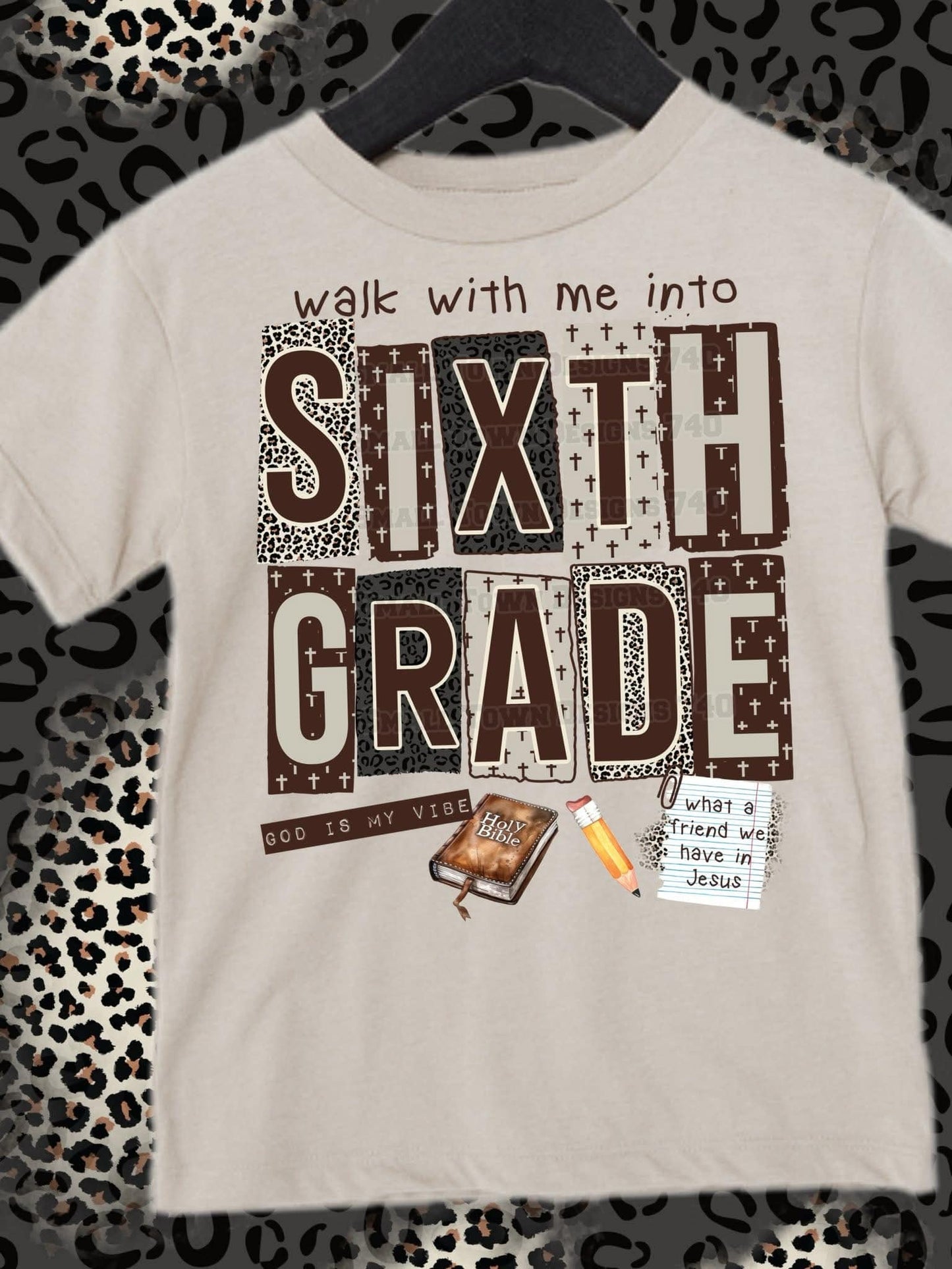 Walk With Me Into Grade Kids Top