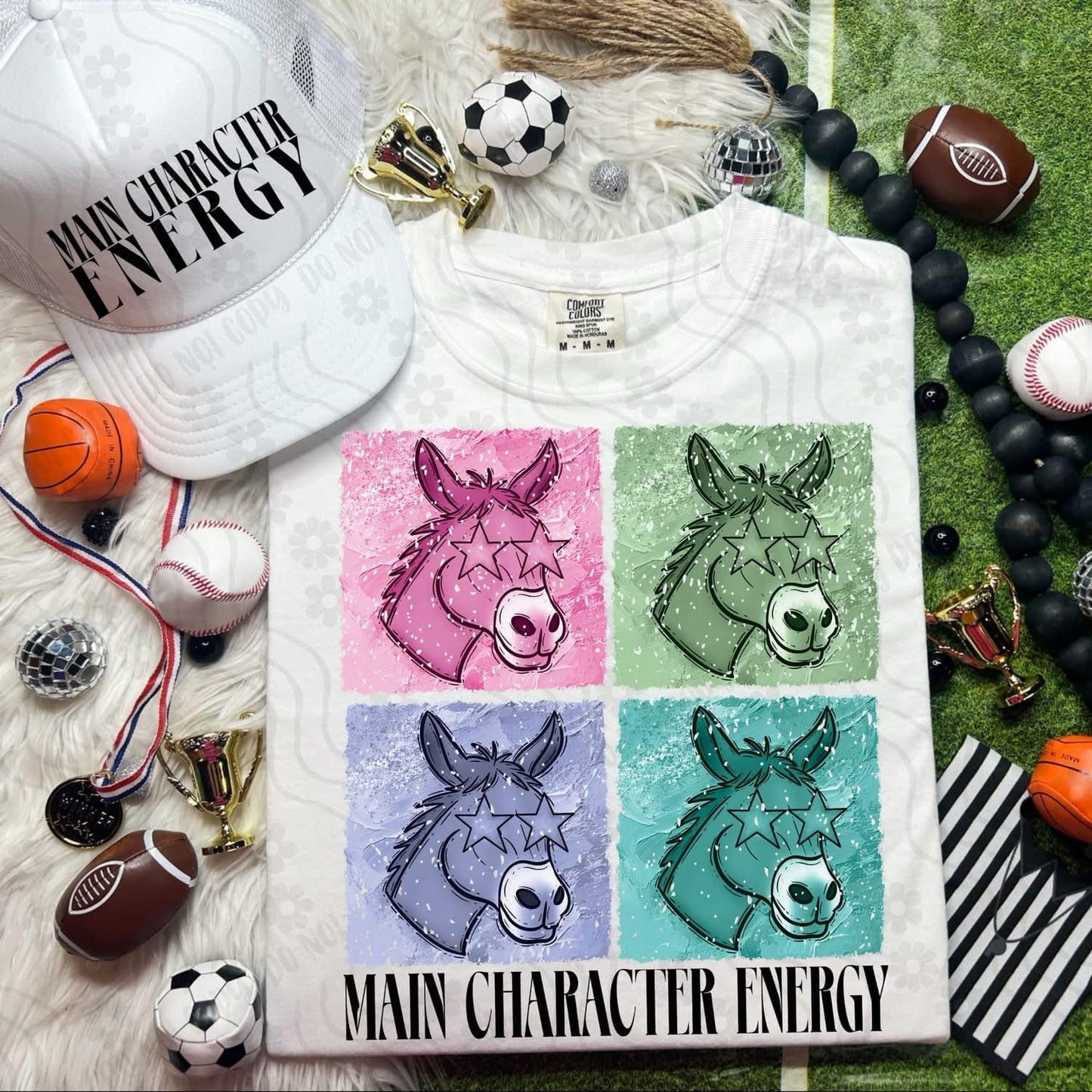 Main Character Energy Mascot Top