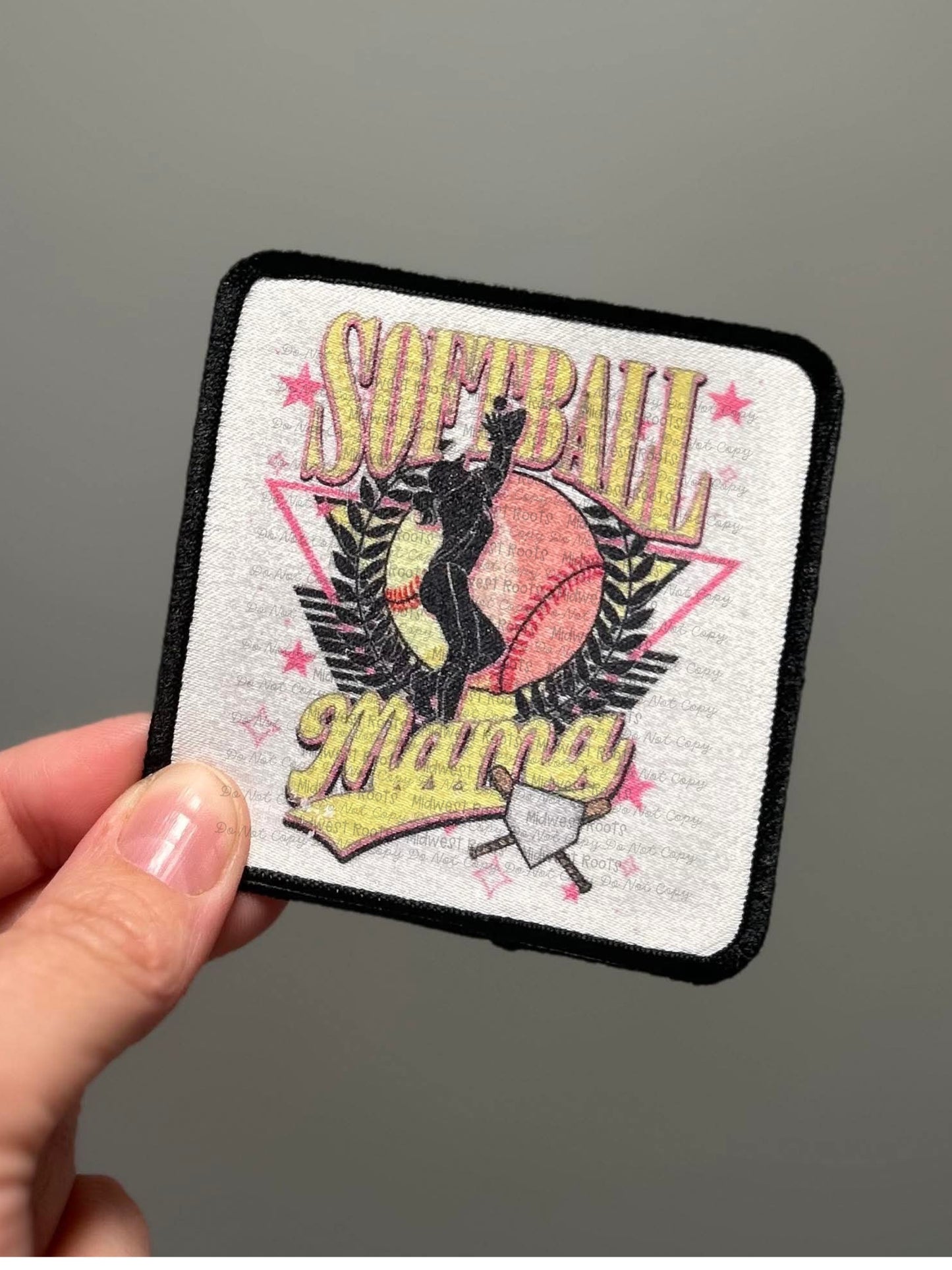 Softball Mama Hat Patch