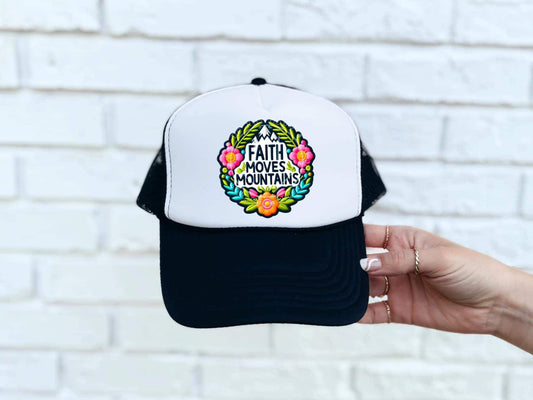 WS Completed Faith Moves Mountains Foam Trucker Hat