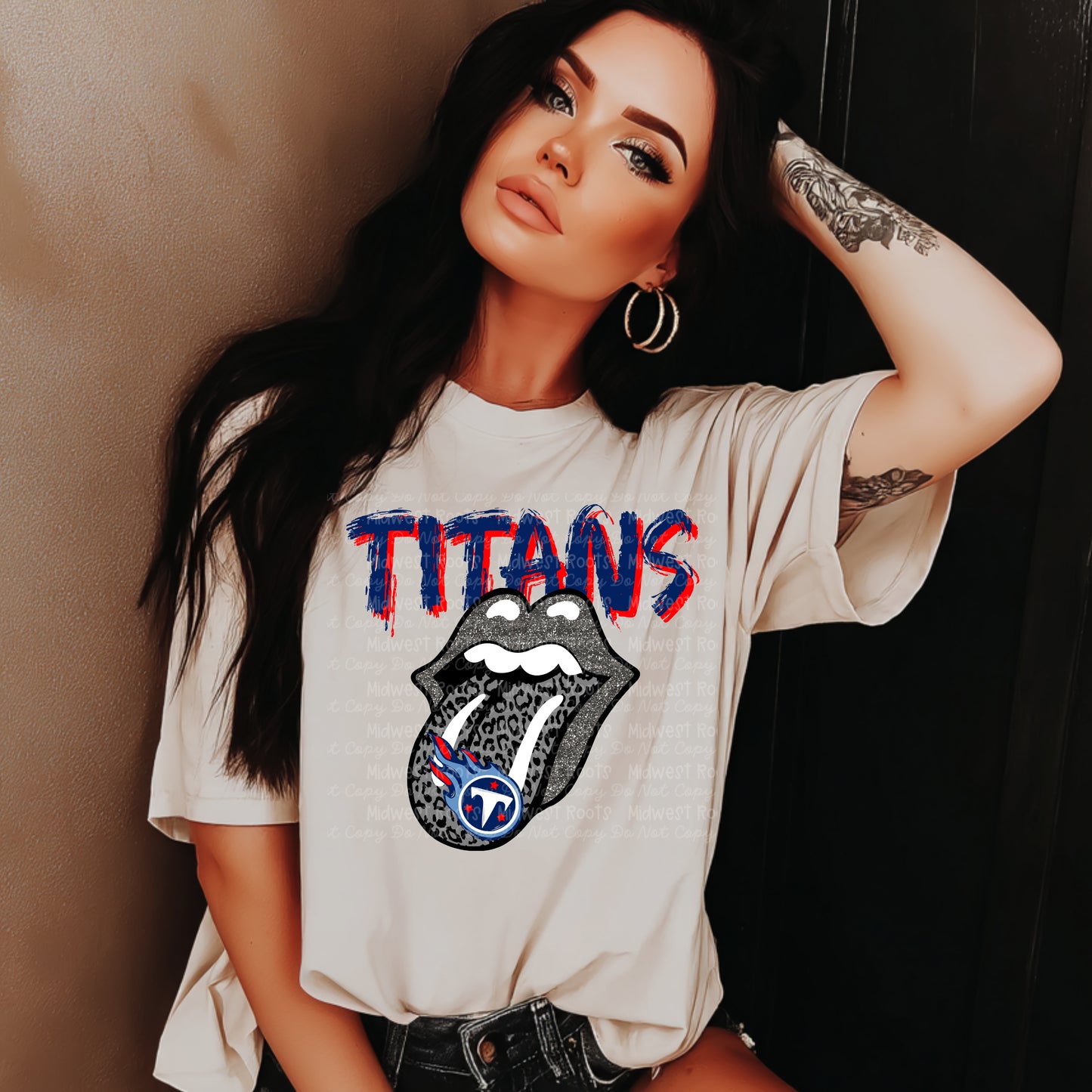Professional Football Tongue Team Top