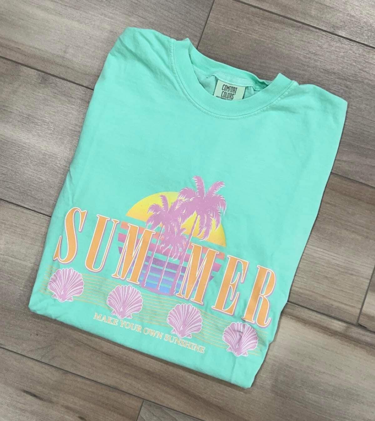 RTS Summer Top in CC Green