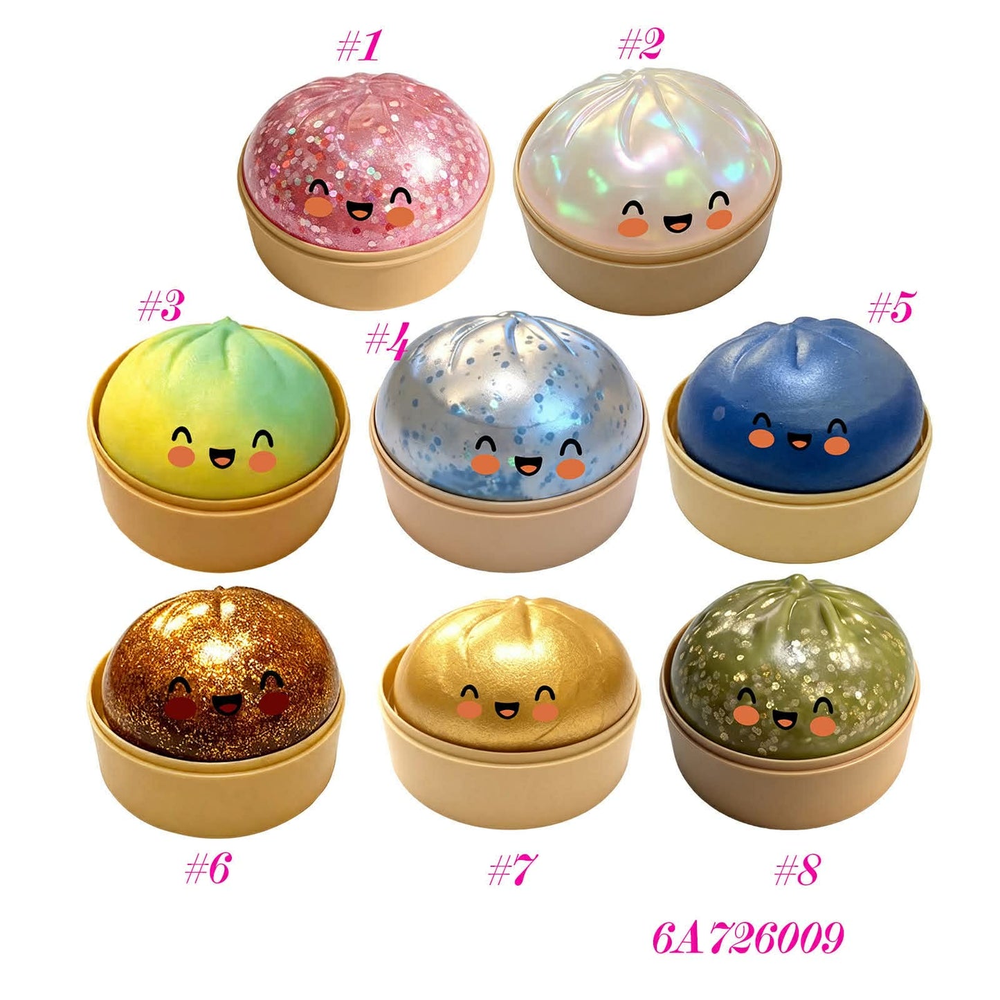 RTS Glitter Squish Dumpling
