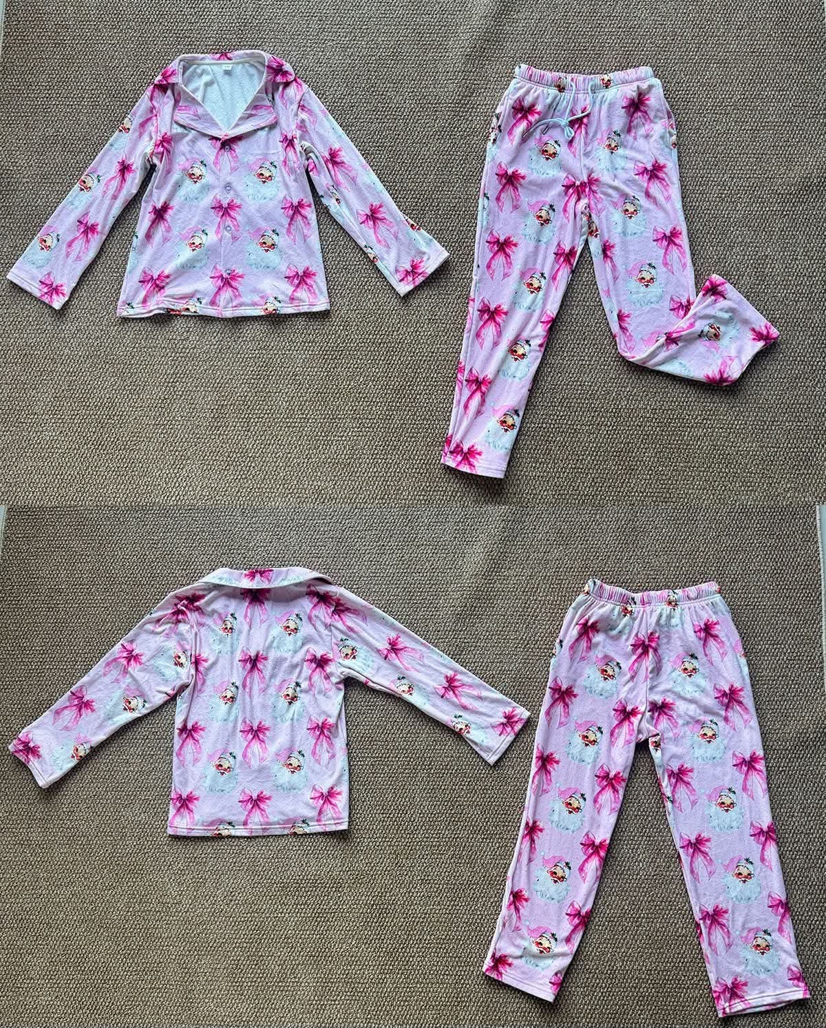 Pre Order Kids Christmas Fleece Pajamas