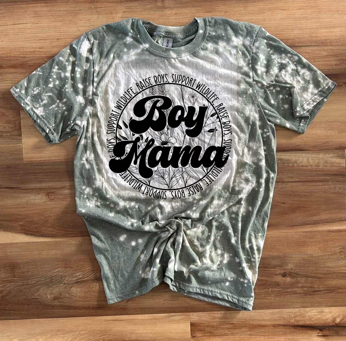 DTF Print - Boy Mama Support Wildlife