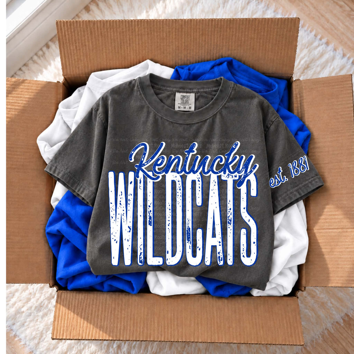 Distressed KY Wildc@t$ Top