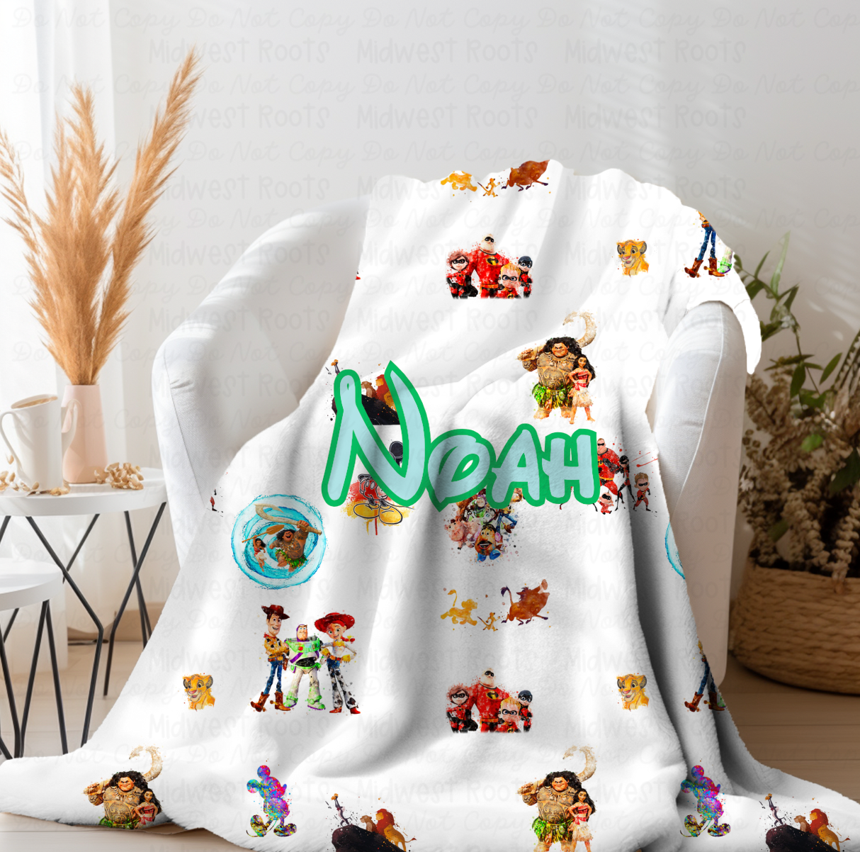 Pre Order Character Name Blanket