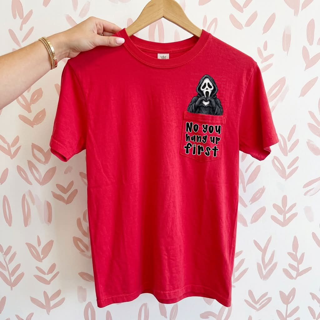 No you hang up first Pocket Peeker Top