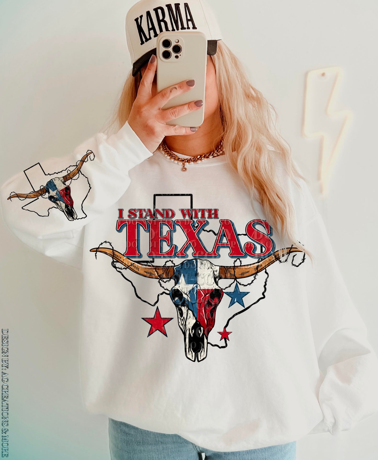 I Stand With Texas Sub Print