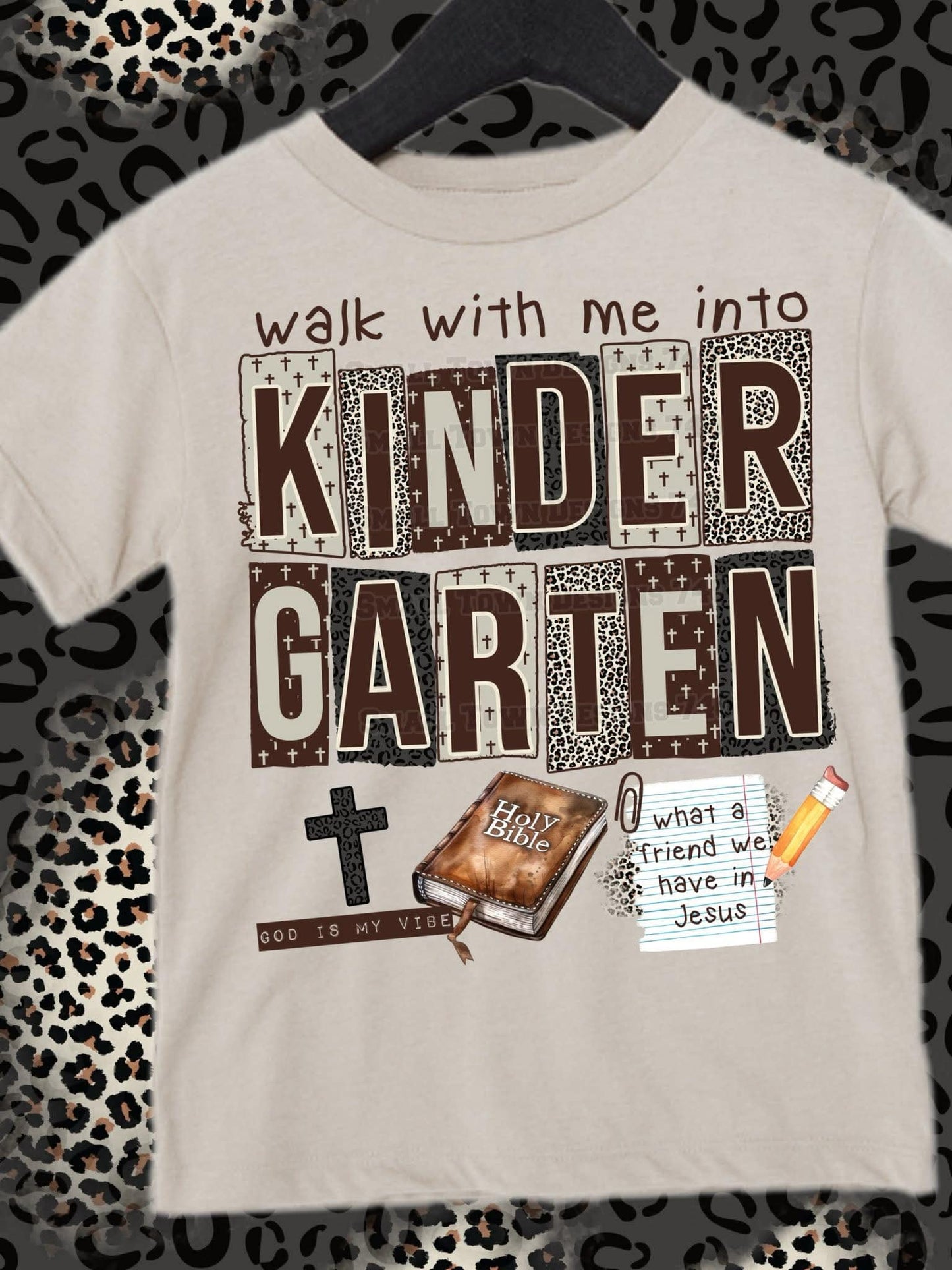 Walk With Me Into Grade Kids Top