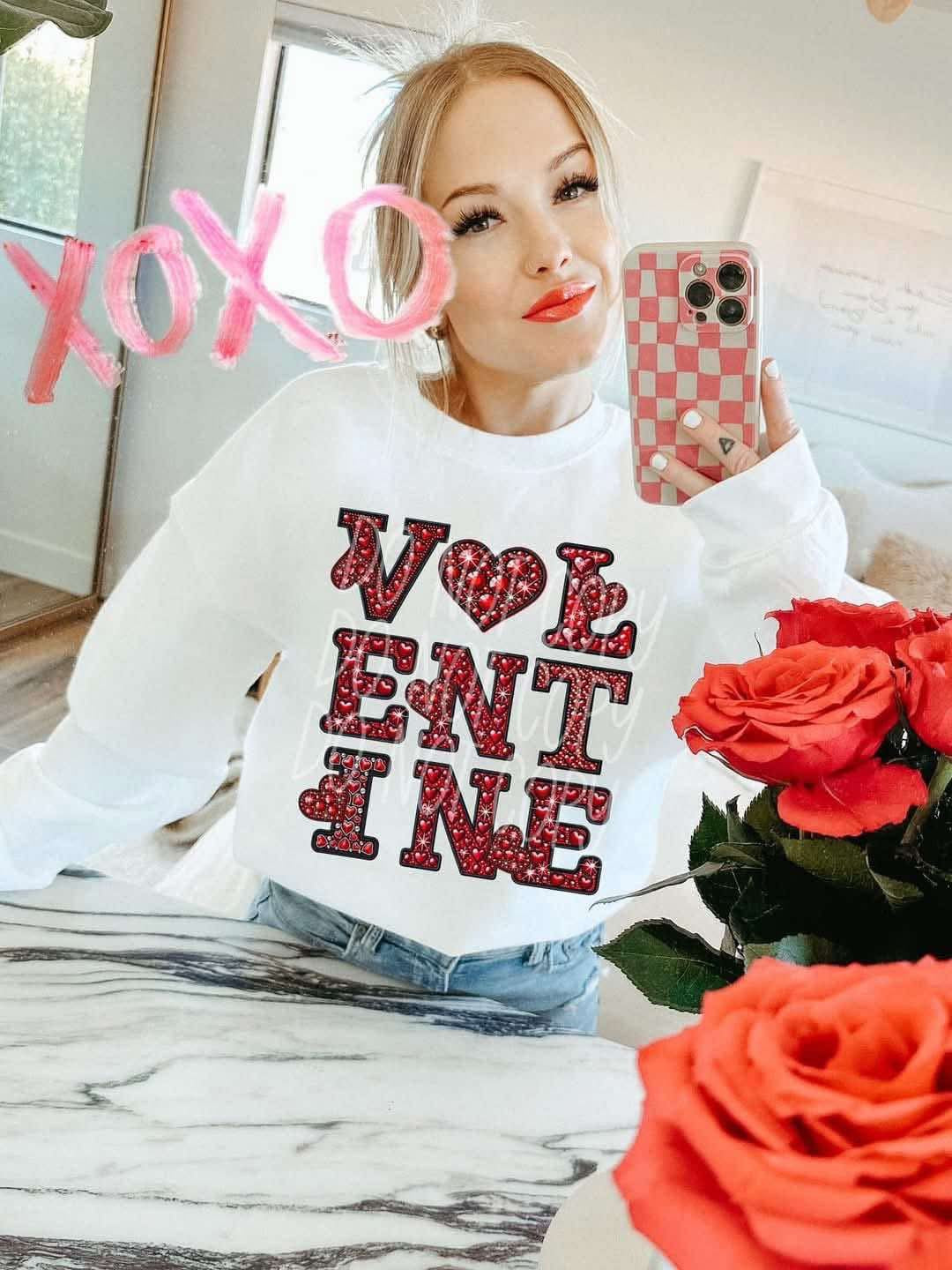 DTF Print - Valentine Marquee Letters