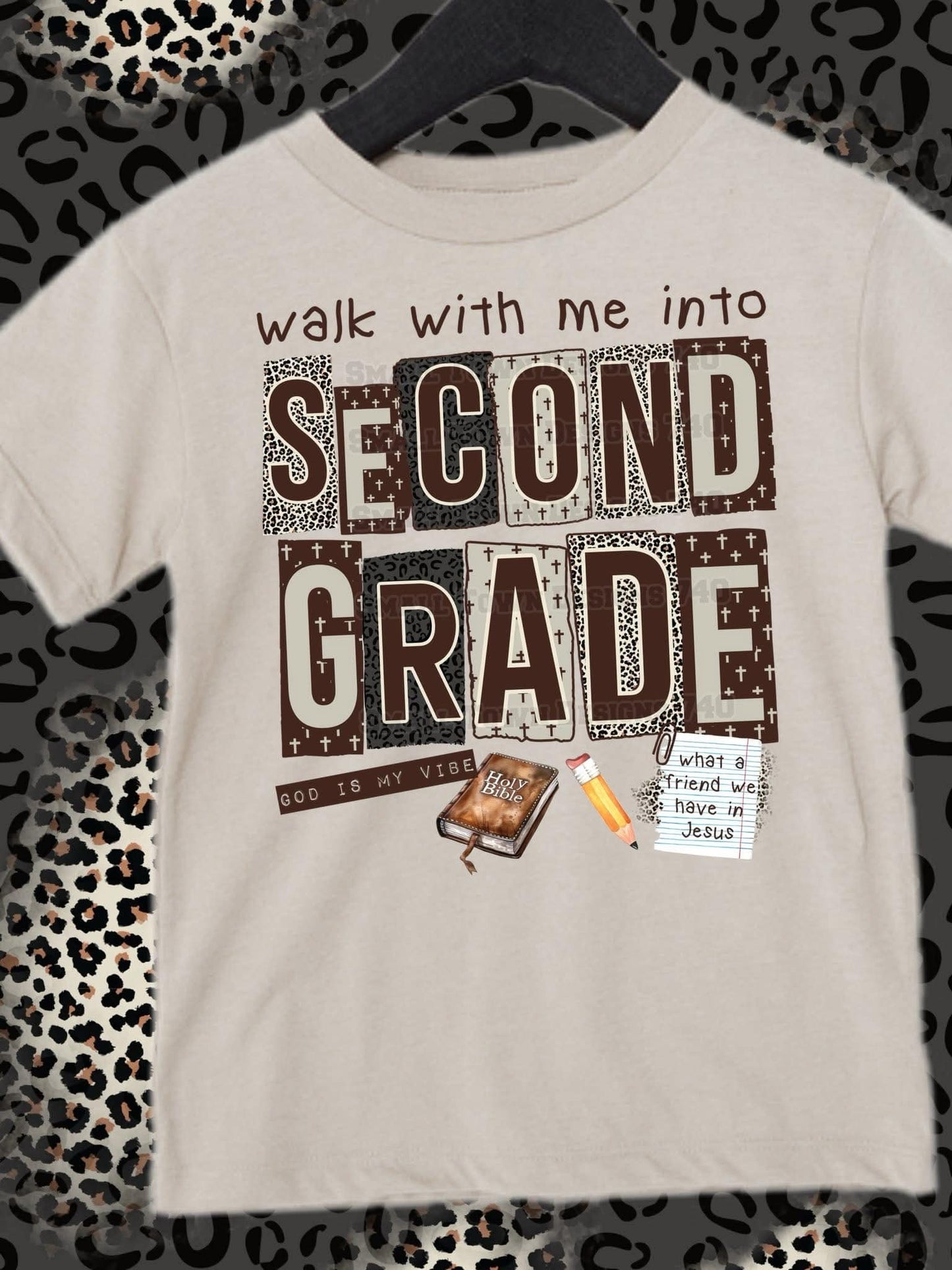 Walk With Me Into Grade Kids Top