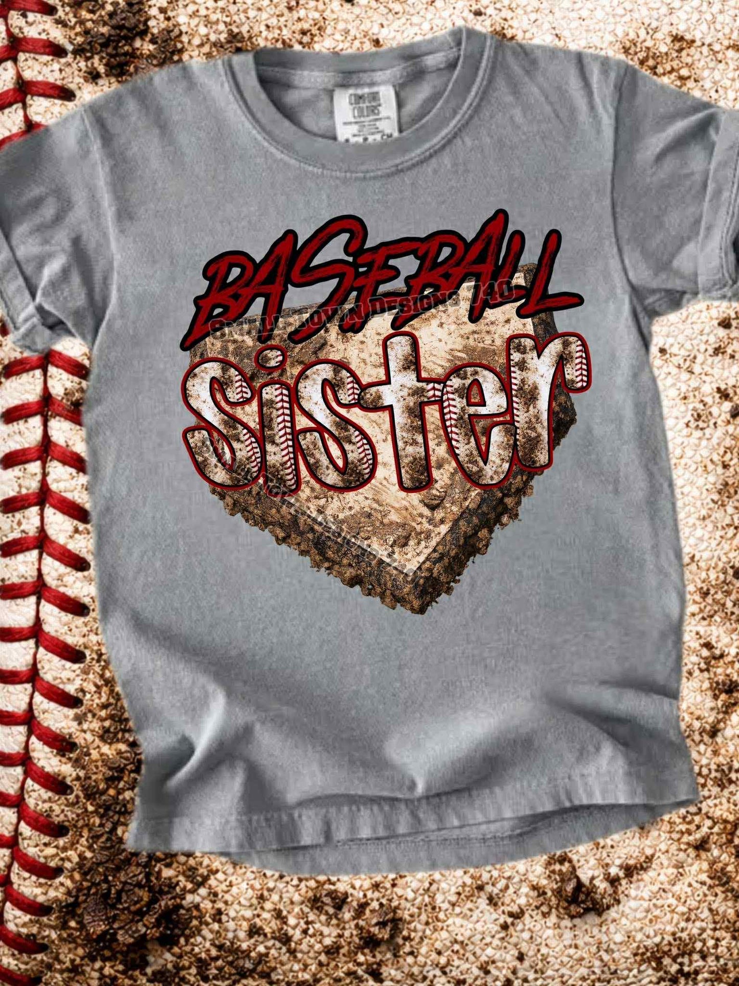 Baseball Sister Kids Top