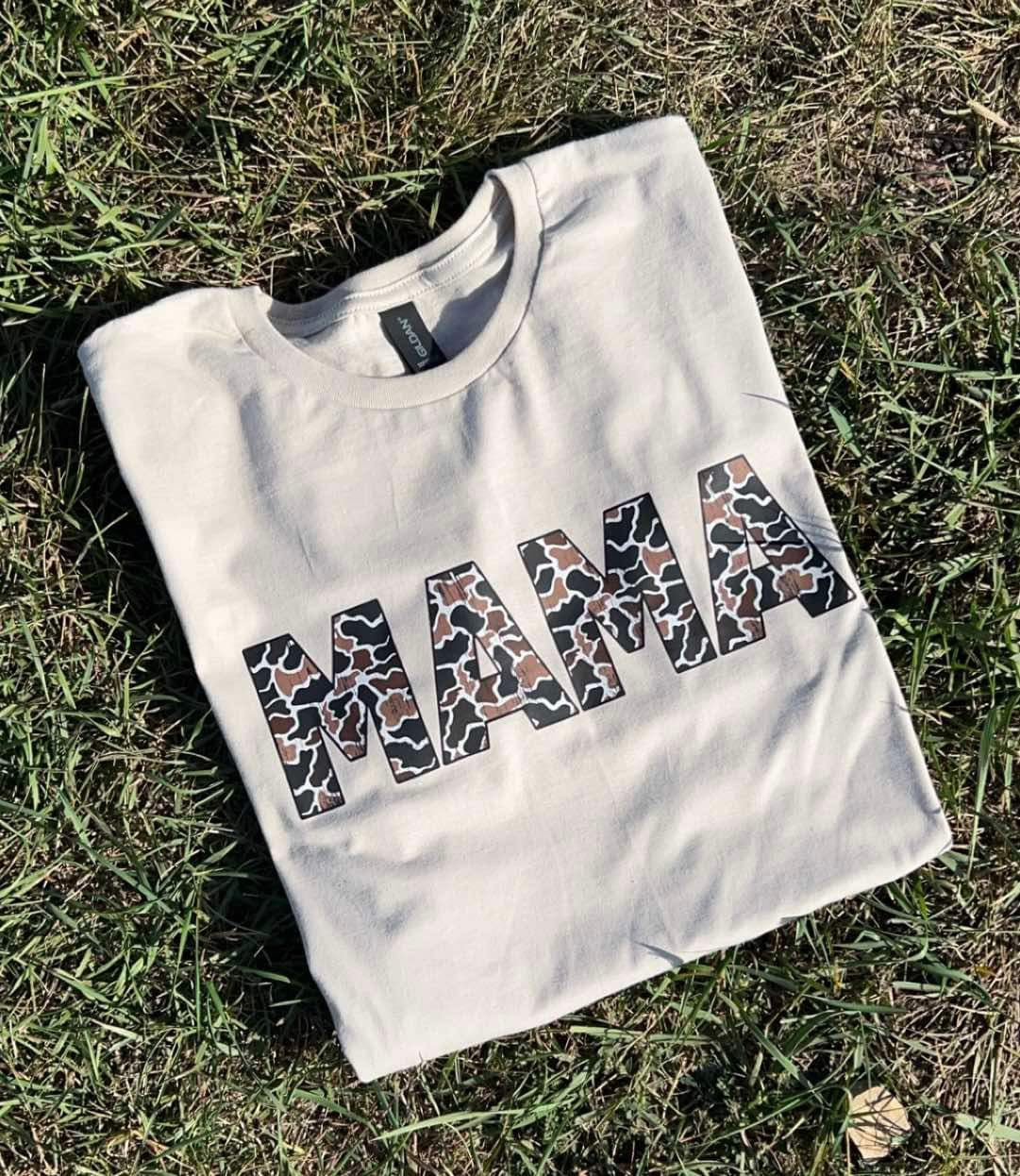 Camo Mama Top