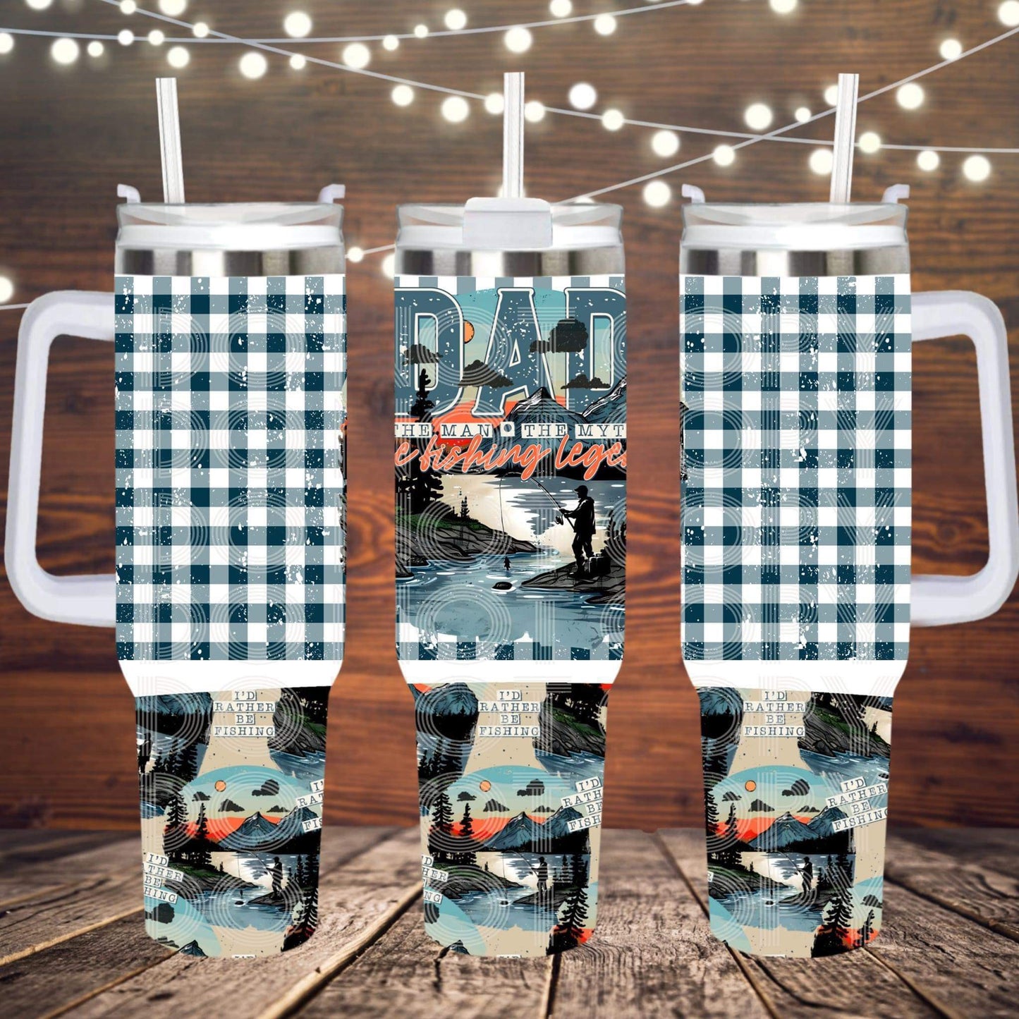 The Man The Myth The Fishing Legend 40 oz Tumbler