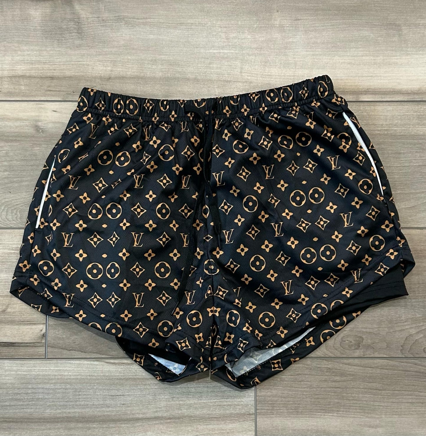 RTS Womens Patterned Double Layer Shorts