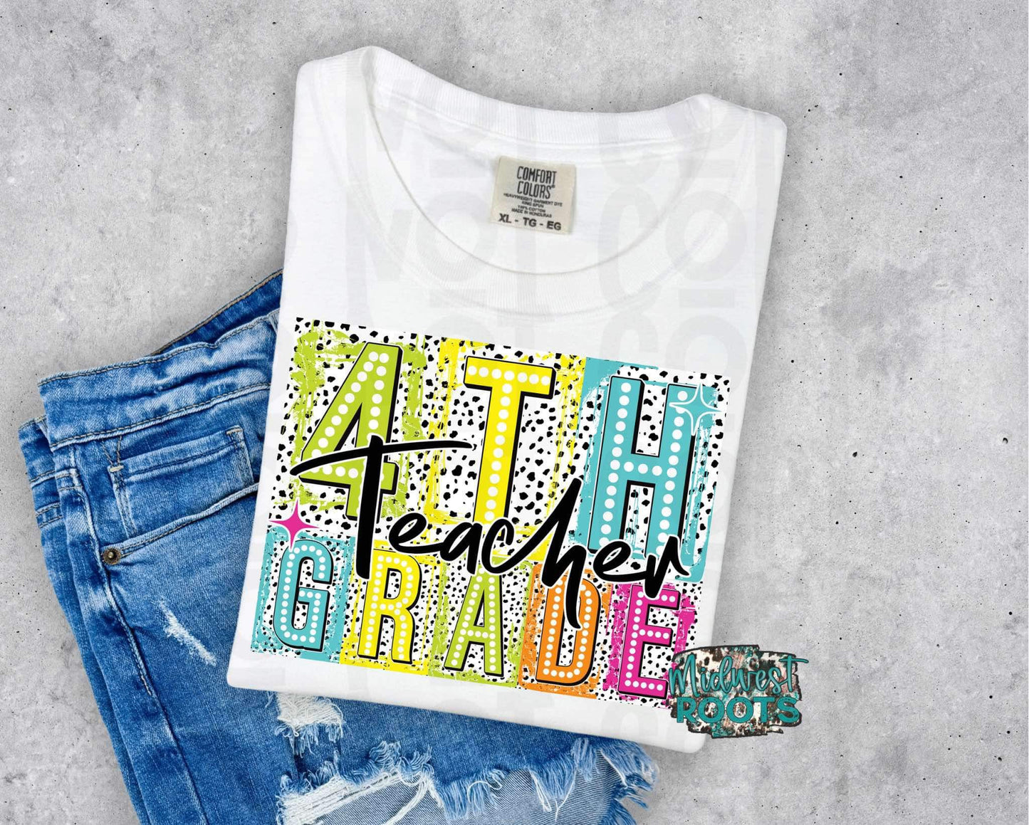 4th Grade Bright Teacher Top