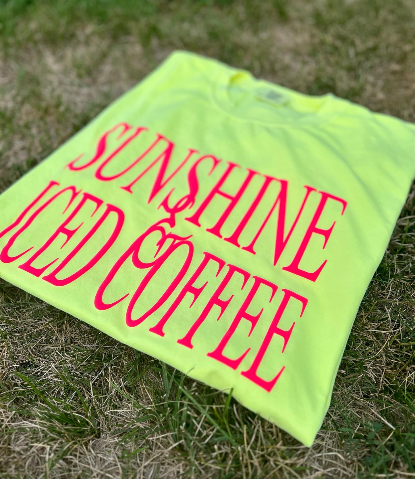 Sunshine & Iced Coffee Puff Print