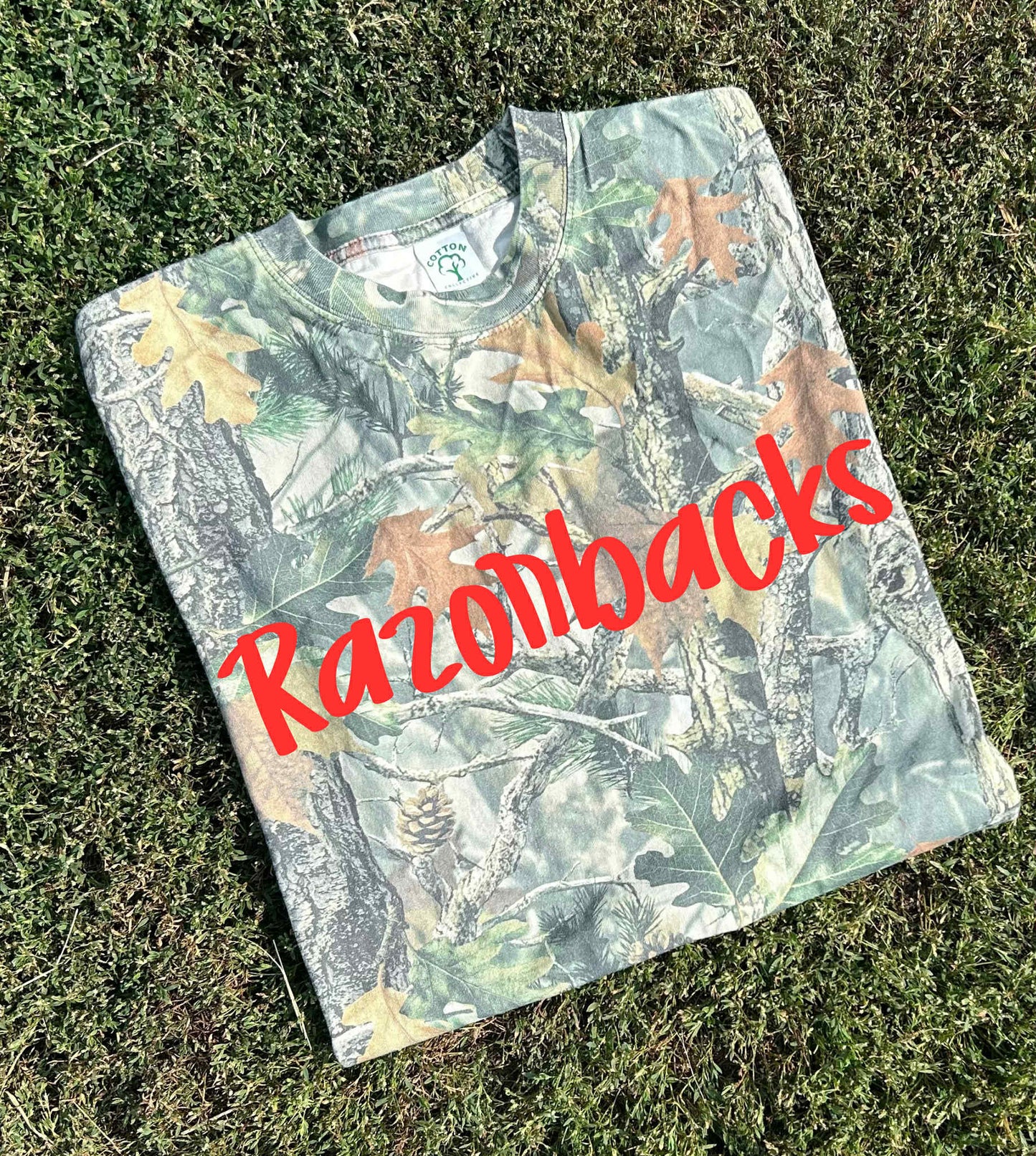 Team Name Camo Top