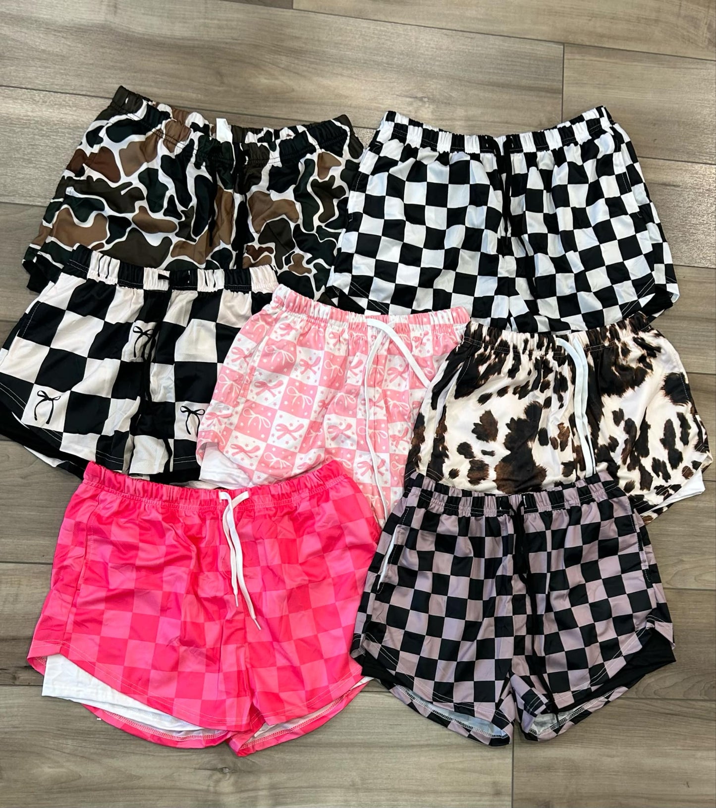 RTS Womens Patterned Double Layer Shorts