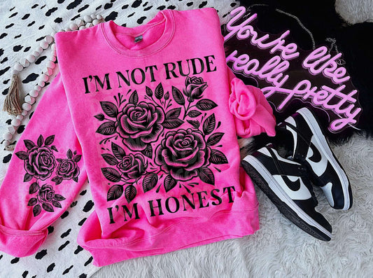 DTF Print - I’m Not Rude I’m Honest
