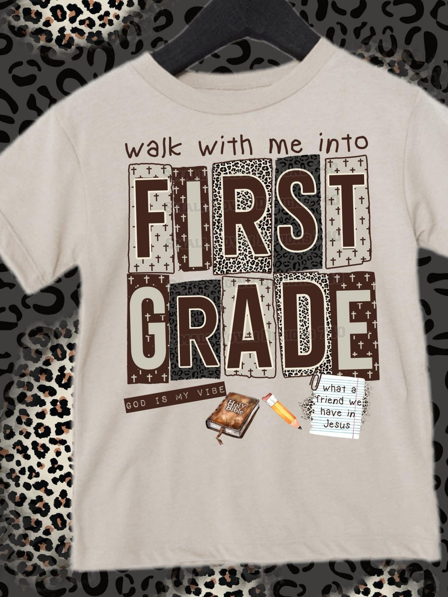 Walk With Me Into Grade Kids Top