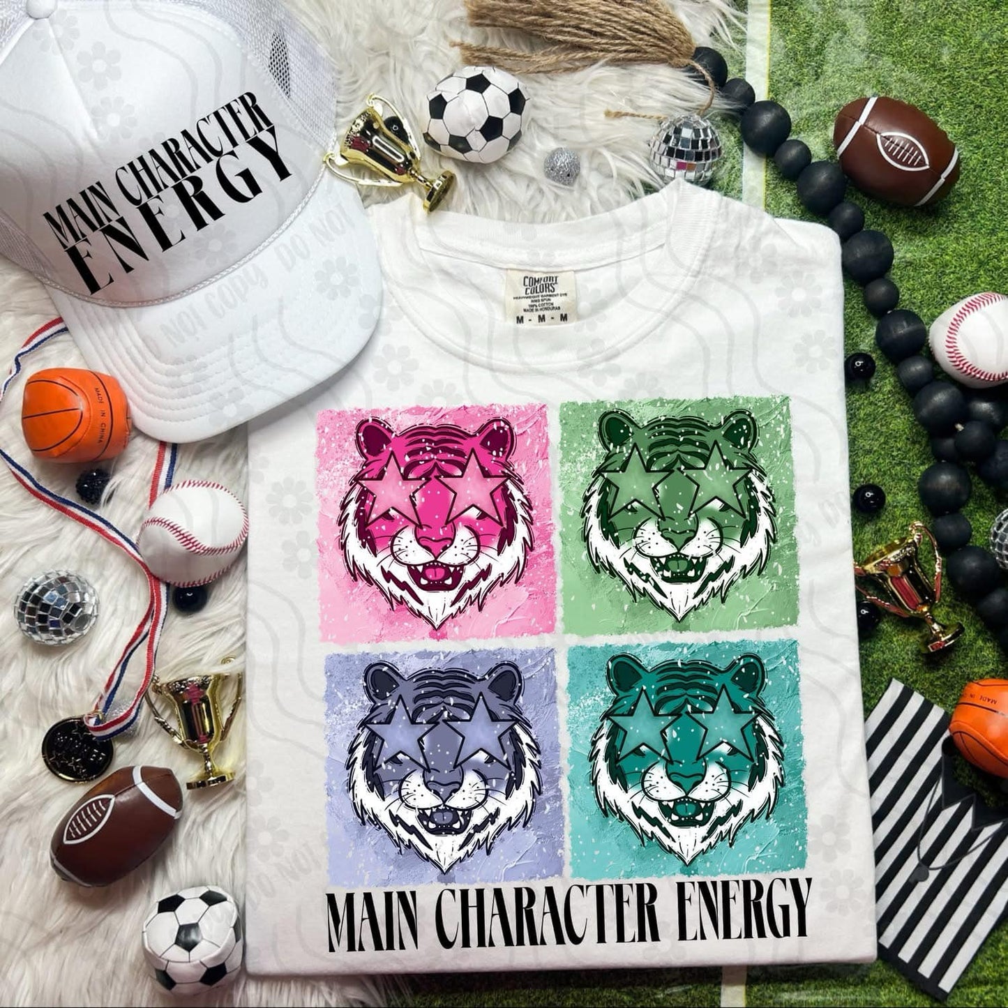 Main Character Energy Mascot Top